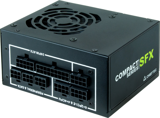 Chieftec Compact SFX 450W Μαύρο Τροφοδοτικό Υπολογιστή Full Modular 80 Plus Gold