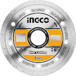 Ingco Δίσκος Κοπής Δομικών Υλικών 125mm Disc de tăiere Materiale de construcție 125mm 1buc