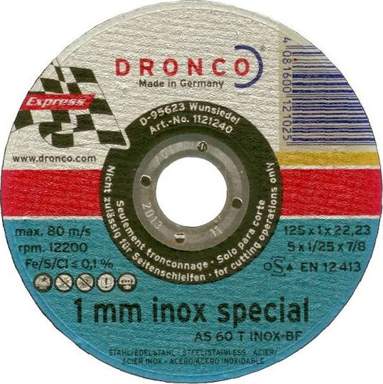 Dronco Disc de tăiere Metalic cu 60 Dinti 125mm