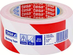 Tesa 60760 Adhesive Marking Tape Red/White made...