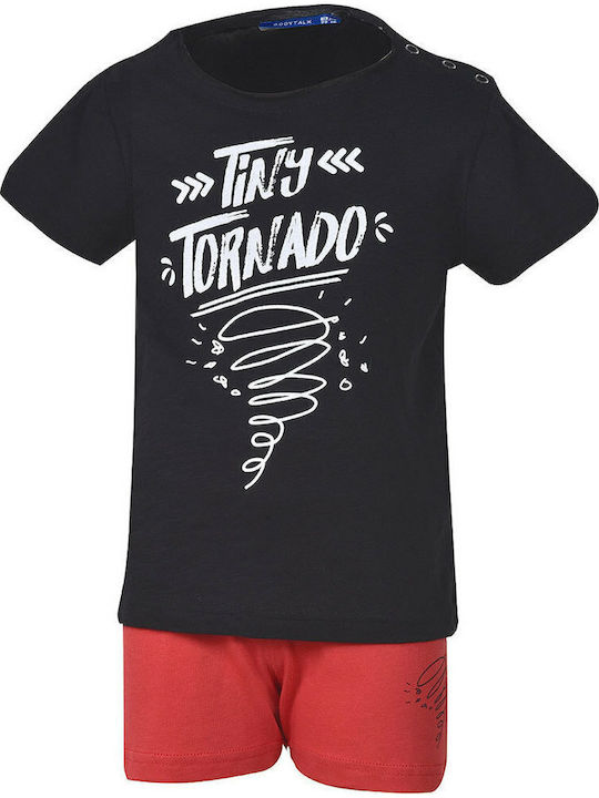 BodyTalk Kids' Set with Shorts Summer 2pcs Black