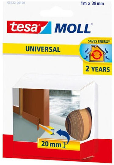 Tesa Μονωτική Ταινία 38mm x 1m Universal Moll Brown Καφέ