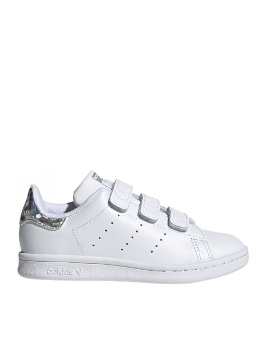 Adidas Παιδικά Sneakers Stan Smith με Σκρατς Cloud White / Core Black