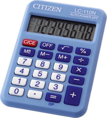 Citizen LC-110 Taschenrechner Herrenuhren 8 Ziffern in Blau Farbe