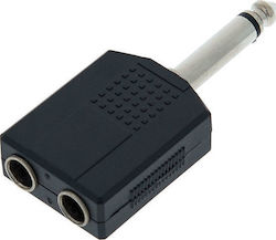 The Sssnake 1852 6.3mm Male to 6.3mm 2x Female Converter