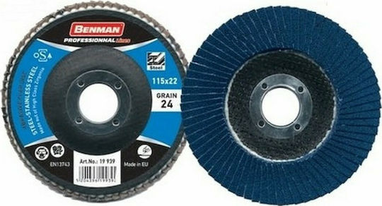 Benman Schleifscheibe 115mm Geflügelt