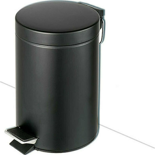 Geesa Standard Μεταλλικό Καλαθάκι Μπάνιου 3lt Black Matt