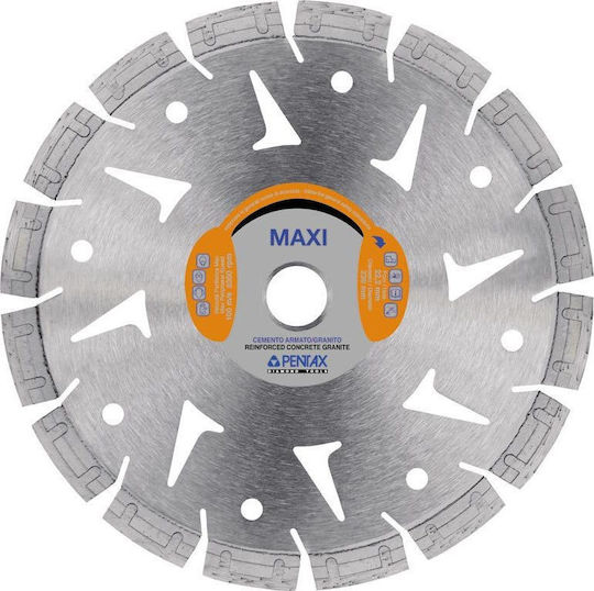 Pentax Granite Disc MX 230mm Cutting Disc Construction Materials Hole Diameter 230mm 1pcs