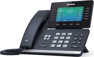 Yealink SIP-T54W Wired IP Phone with 16 Lines Black