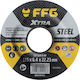 FFG Grinding Disc Metal 125mm Set 1pcs