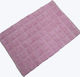 Palamaiki Πατάκι Μπάνιου Βαμβακερό Squares Pink 60x90εκ.