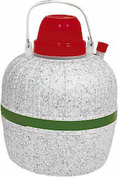 Summertiempo Behälter mit Wasserhahn Thermosflasche Styropor Gray 5lt mit Kappenbecher