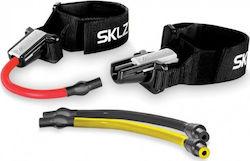 SKLZ Lateral Resistor Pro Röhrenförmige Bänder für das Training mit Griffen Set 3Stück Mehrfarbig