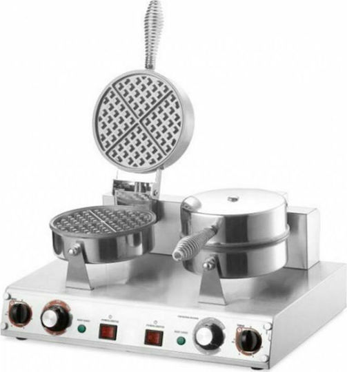 Fresh WF-02 Mașină de gătit waffle comercială Dublu pentru clătite rotunde