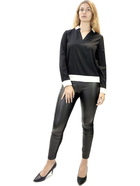 Vero Moda Women's Blouse Long Sleeve Black