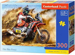 Kids Puzzle Dirt Bike Power for 8++ Years 300pcs Castorland