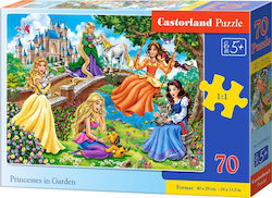 Kids Puzzle Princesses in Garden 70pcs Castorland