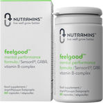 Nutramins Feelgood Supliment pentru Anxietate 60 capace