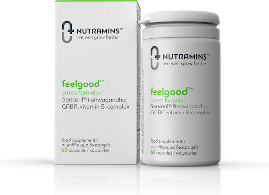 Nutramins Feelgood Συμπλήρωμα για το Άγχος 60 κάψουλες