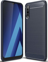 Hurtel Umschlag Rückseite Silikon Blau (Galaxy A50)