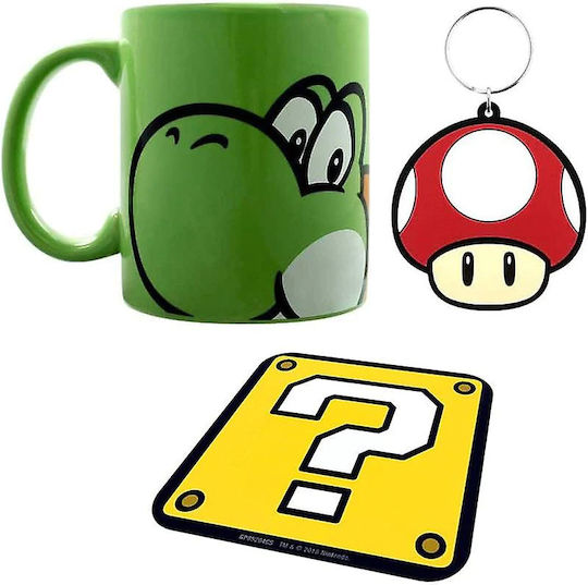 Pyramid International Super Mario Yoshi Set Cană Ceramică Multicoloră