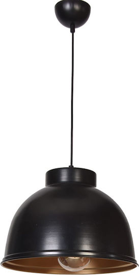Fylliana 0018 Pendant Light Black Bell with Socket E27 31cm