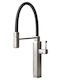 Gessi Happy Kitchen Faucet Counter Flexible Silver