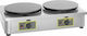 Roller Grill CDG400 Double Commercial Crepe Maker LPG 3.2kW with Stove Ø40cm