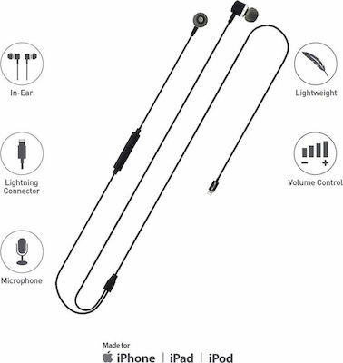 Tellur TLL162022 In-Ear Freihändig Kopfhörer mit Stecker Blitzschlag Schwarz