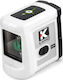Kapro 862G Prolaser Γραμμικό Αλφάδι Laser Πράσινης Δέσμης με Εύρος Εργασίας 20m