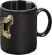 Moses Dinosaur Ceramic Cup Black 300ml