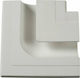 Aca Corner Gypsum Profile for LED Strips Linker Winkel 20x20x5cm Recessed Mounting G8018LW