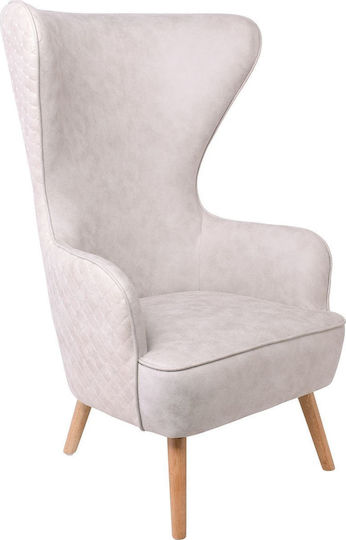 Dovela Ohrensessel Beige 76x83x120cm