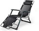 Campus Sunbed-Armchair Beach Black