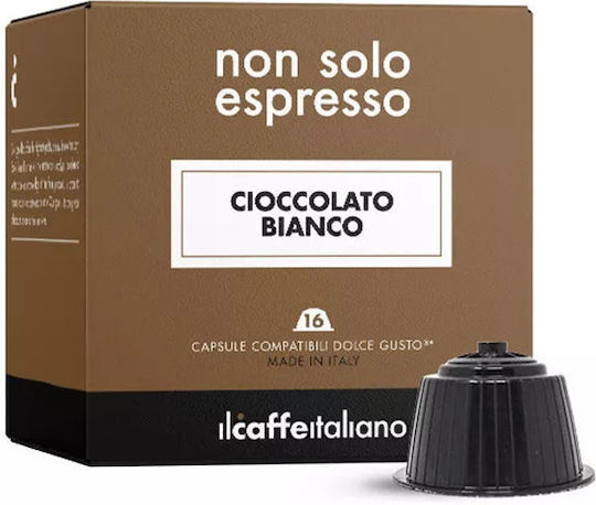 IL Caffe Italiano Κάψουλες Σοκολάτα Λευκή Συμβατές με Μηχανή Dolce Gusto 16caps