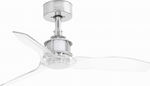 Faro Barcelona Just Fan 33426 Ceiling Fan 91cm Chrome / Transparent