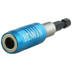 Benman Magnetischer Adapter 1/4" Quick Lock Adapter mit Antriebsgröße HEX und Adapter Ausgang für Bit-Halter Benman Magnetischer Adapter 1/4" Quick Lock Adapter mit Antriebsgröße HEX und Adapter Ausgang für Bit-Halter