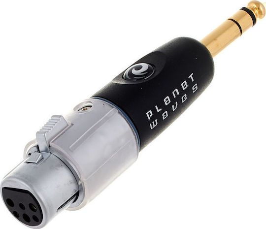 Planet Waves Μετατροπέας XLR female σε 6.3mm male Ασημί 1τμχ PW-P047AA