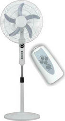 Brand 1171 20.06.1171 Pedestal Fan 60W Diameter 45cm with Remote Control