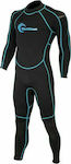 Bluewave Wind Full Diving Suit with Zip Black 1mm 64660