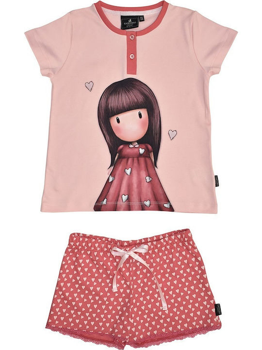 Santoro Kids' Pajamas Summer Pink