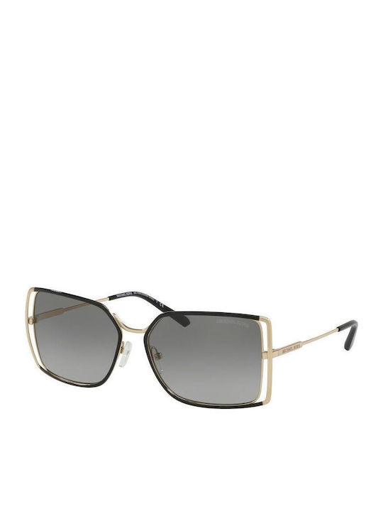 Michael Kors Michael Kors Women's Sunglasses with Black Metallic Frame and Gray Lenses MK1053 101411