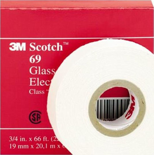 Scotch Scotch 69 Self-Adhesive Fabric Tape White 19mmx33m 1pcs