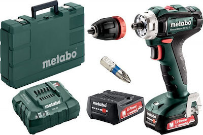 Metabo PowerMaxx BS 12 Q Drill Driver Battery 12V 2x2Ah 601037500