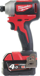 Milwaukee M18 CBLID-402C Impact Screwdriver Battery Brushless 18V 2x4Ah 4933464534