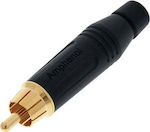 Amphenol RCA male (ACPR-BLK)