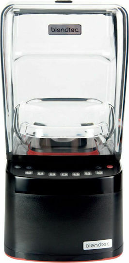 Blendtec Stealth 885 Gewerbliche Mixer 1.8kW Schwarz mit Gewicht Kanäts 2.8lt 22.2x23x44cm