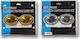 Auto Gs Projector Beam Round Foglights Car Universal 2pcs