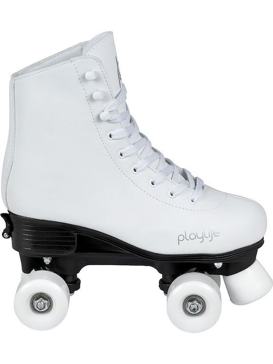 Powerslide Classic 19. Quad Αυξομειούμενα Rollers Λευκά Ενηλίκων/Παιδικά