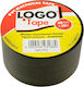 Logo Bandă De Izolare 48mm x 20m Bandă PVC Neagră